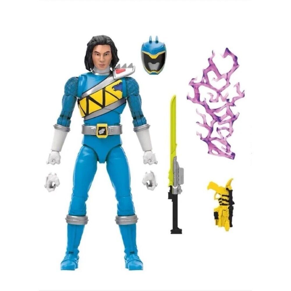 Hasbro Power Ranger Lightning Collection Dino Charge Blue Ranger Action Figure - Picture 2 of 3